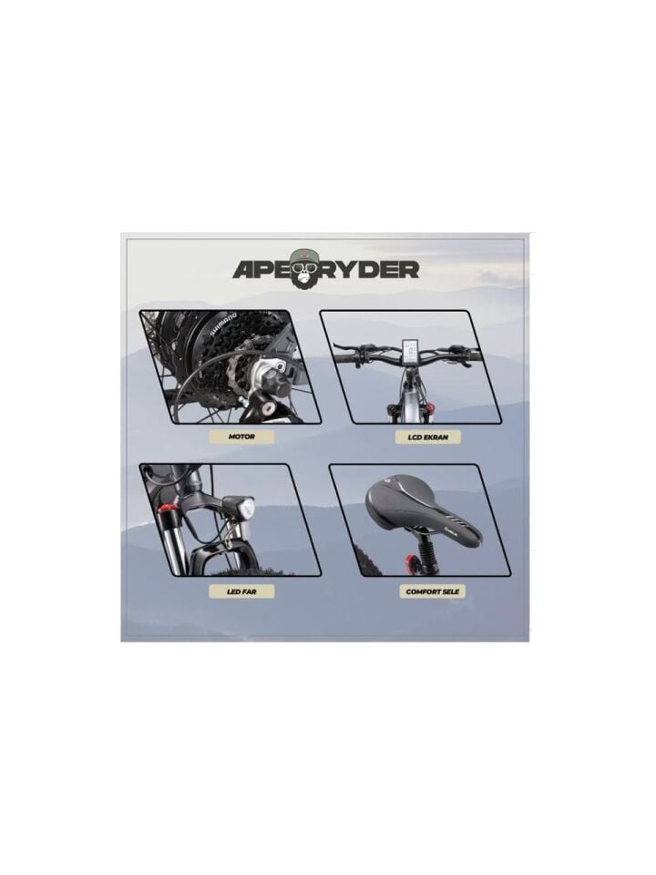 APE RYDER BUFFALO ELEKTRİKLİ BİSİKLET