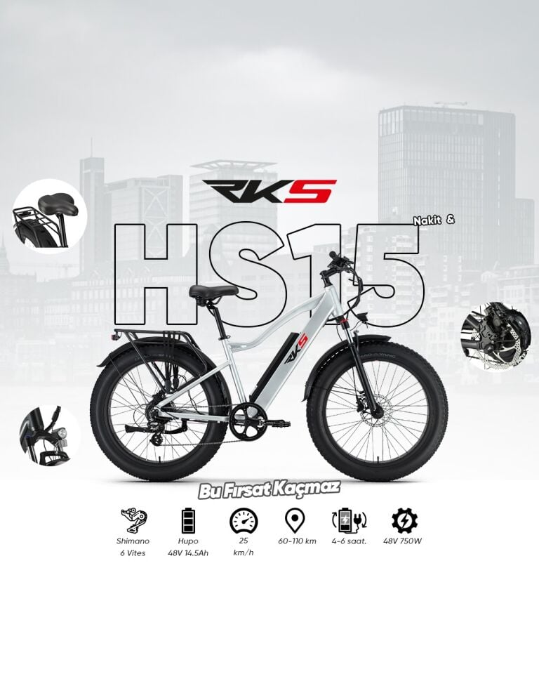 RKS HS15 ELEKTRİKLİ BİSİKLET